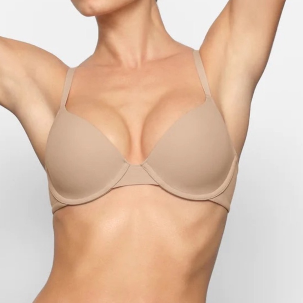SKIMS (B25) FITS EVERYBODY T-SHIRT BRA - 2294 36A NWT CLAY